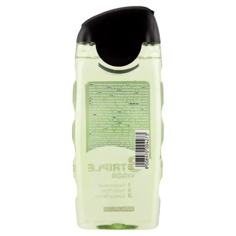 Denim Gel de Dus x3 Triple Vigor Musk 250 ml Bax 12 buc.